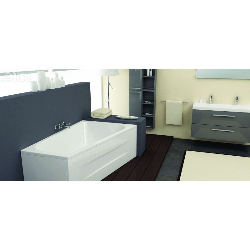 Kotna kopalna kad z oblogo Beatrice-L leva 170x110 cm KOLPA-SAN 771340