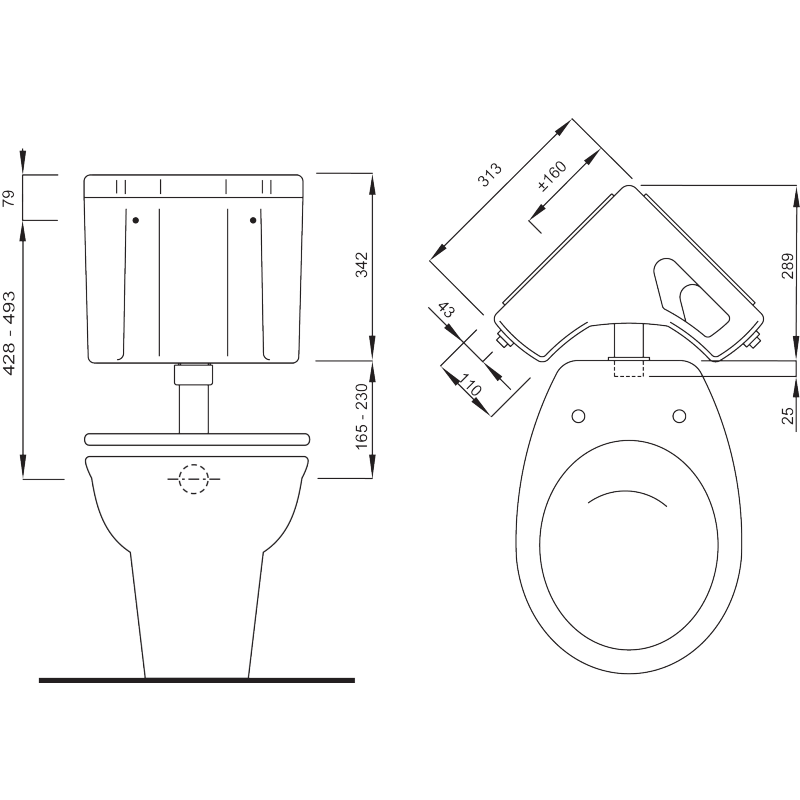 Kotni nadometni kotliček Linea bela barva LIV 7030428401