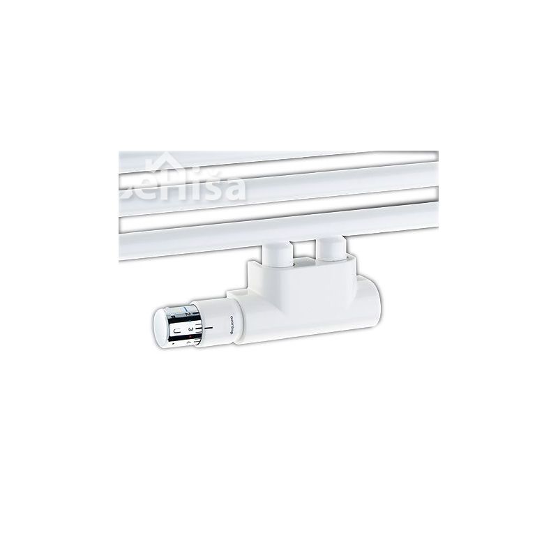 Kotni set za priključitev radiatorja s sredisnkim priklopom MULTIBLOCK T-set beli OVENTROP 1184184
