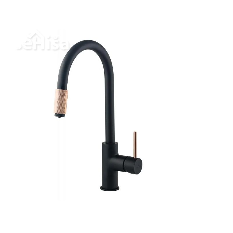 Kuhinjska armatura ASTER črna-baker DEANTE BCA B64M
