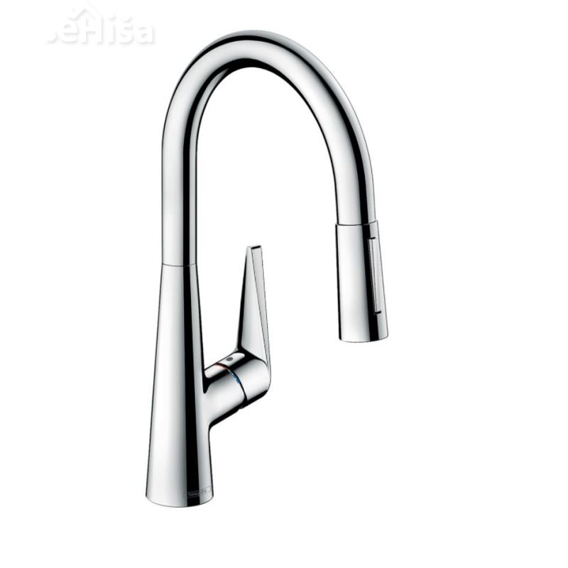 Kuhinjska izvlečna enoročna armatura Talis S 200 krom HANSGROHE 72813000
