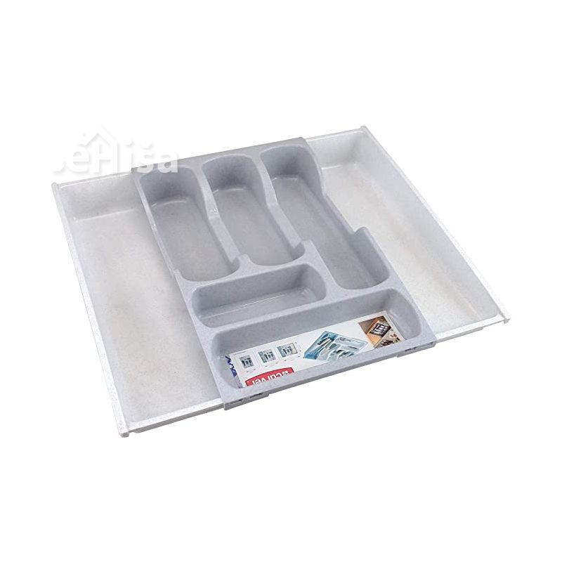 Kuhinjski organizator predala za pribor v predalniku prilagodljiv siva CURVER 5752-845