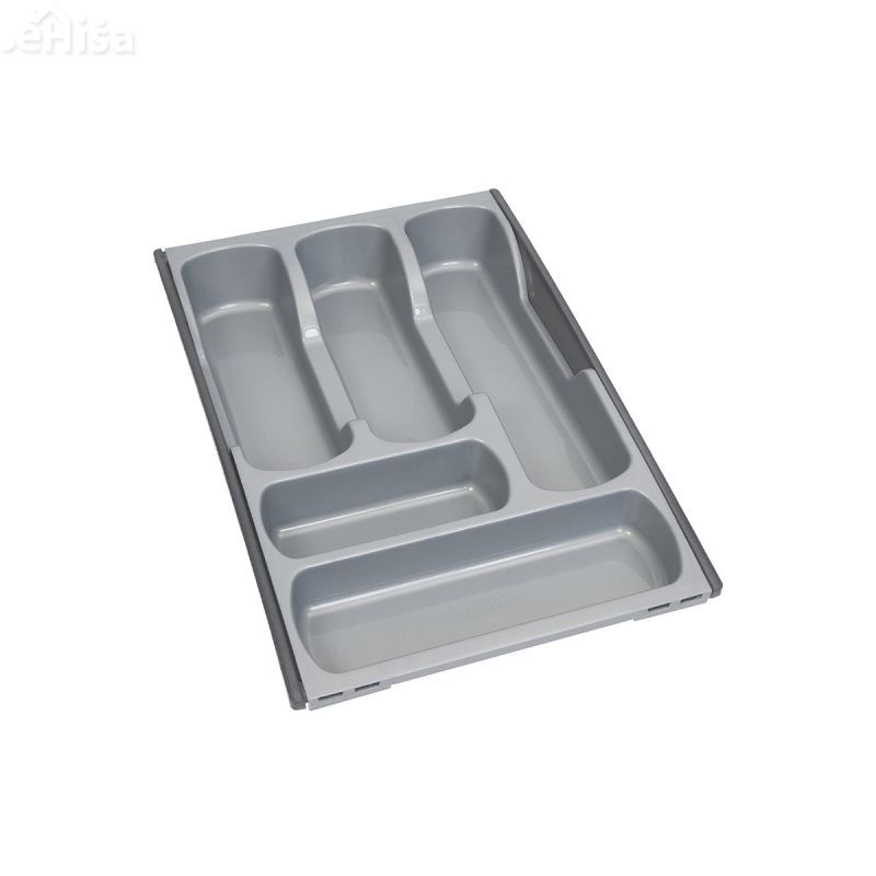 Kuhinjski organizator predala za pribor v predalniku prilagodljiv srebrna-antracit CURVER 5752-877