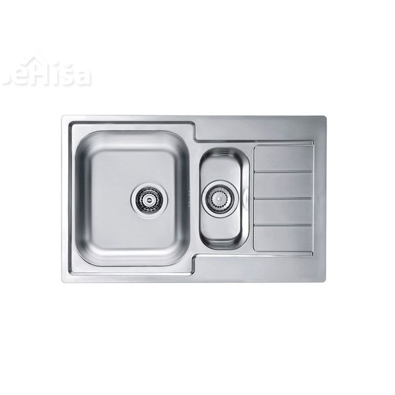 Kuhinjsko pomivalno korito in pol LINE 70 inox 790x500 mm z sifonom ALVEUS 1065684