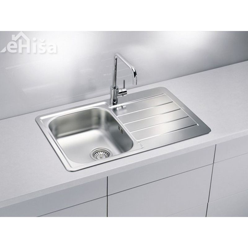 Kuhinjsko pomivalno korito LINE 80 inox 790x500 mm z sifonom ALVEUS 1066750