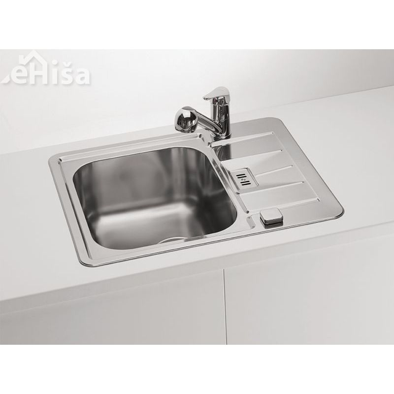 Kuhinjsko pomivalno korito LINE MAXIM 60 inox 620x505 mm z sifonom ALVEUS 1085959
