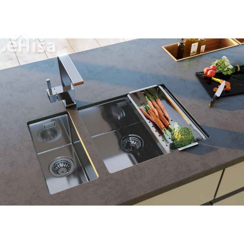 Kuhinjsko pomivalno korito QUADRIX 10 inox 230x450 mm ALVEUS 1102602
