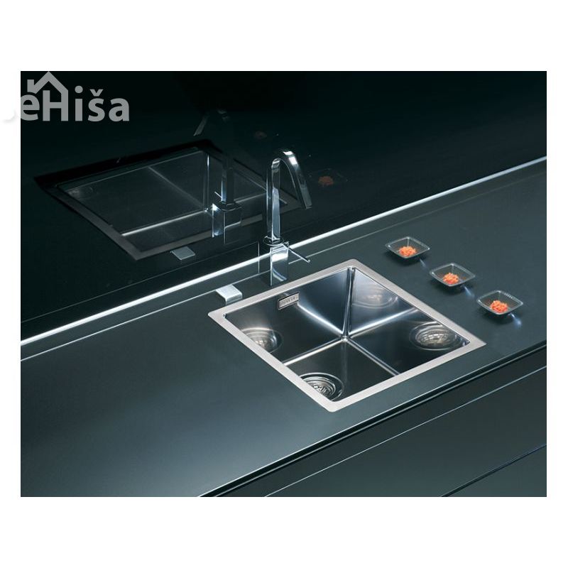 Kuhinjsko pomivalno korito QUADRIX 30 inox 450x450 mm ALVEUS 1102604