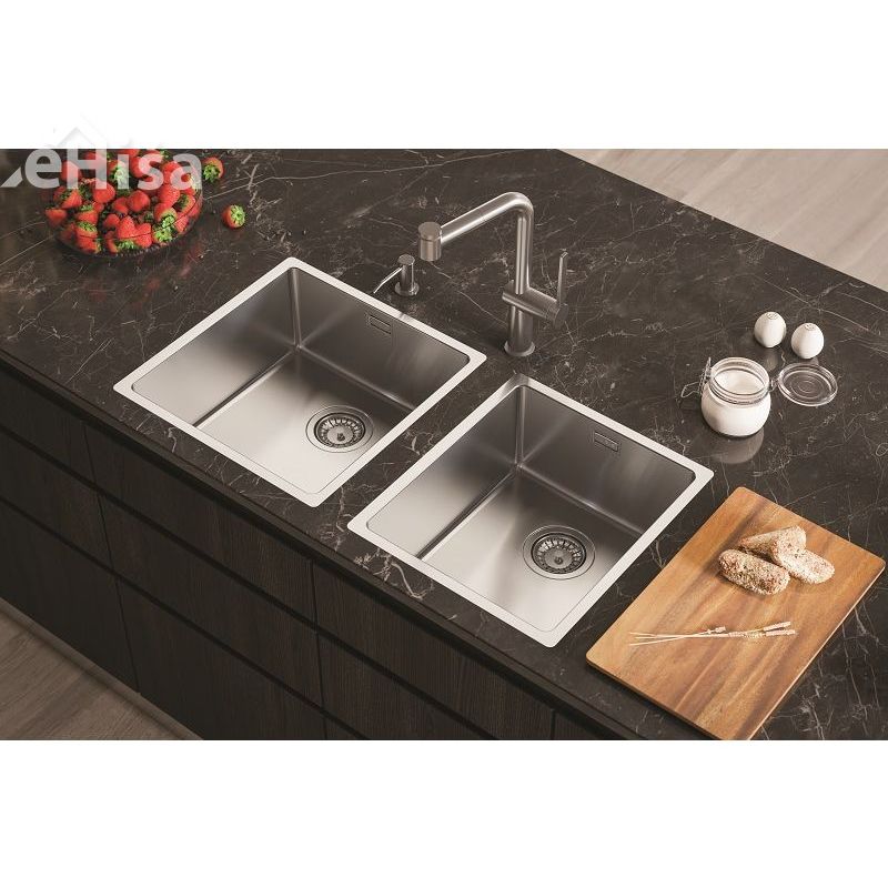 Lesena deska za rezanje 418x250x20 za pomivalna korita ALVEUS 1080029