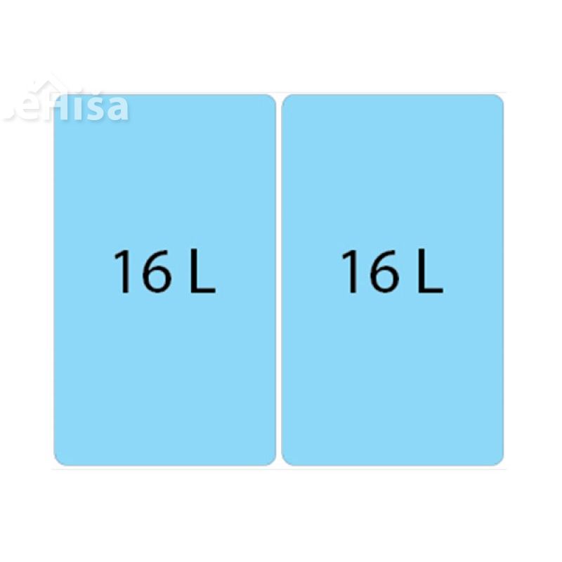 Ločevalni izvlečni kuhinjski koš Albio 30 dvojni 2x16 L ALVEUS 1090336