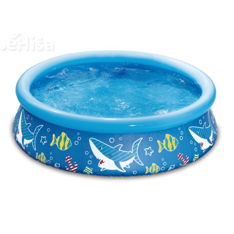 Mali otroški bazen z napihljivim robom moder 152 x 38 cm SWING 3EXB0161
