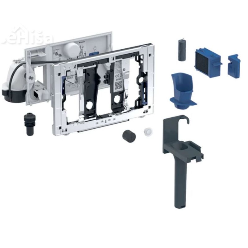 Modul Duofresh z ročno aktivacijo in okvirjem za vnos čistilne tablete GEBERIT 115.051.21.2
