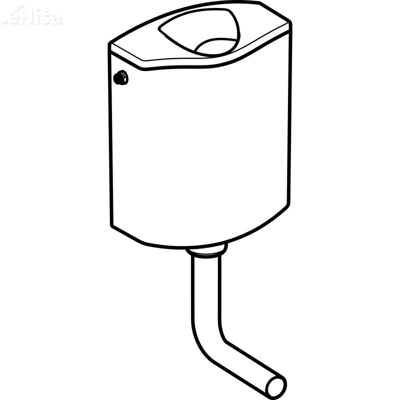 Nadometni kotliček AP116plus alpsko bela GEBERIT 136.444.11.1
