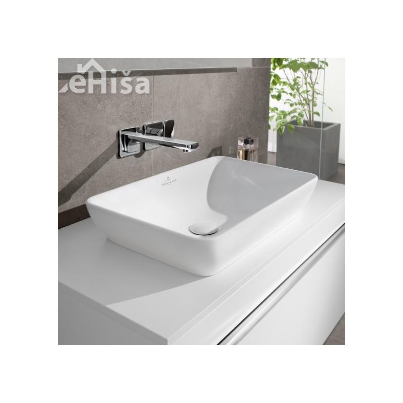 Nadpultni pravokotni umivalnik Venticello 55x36 CeramicPlus VILLEROY
