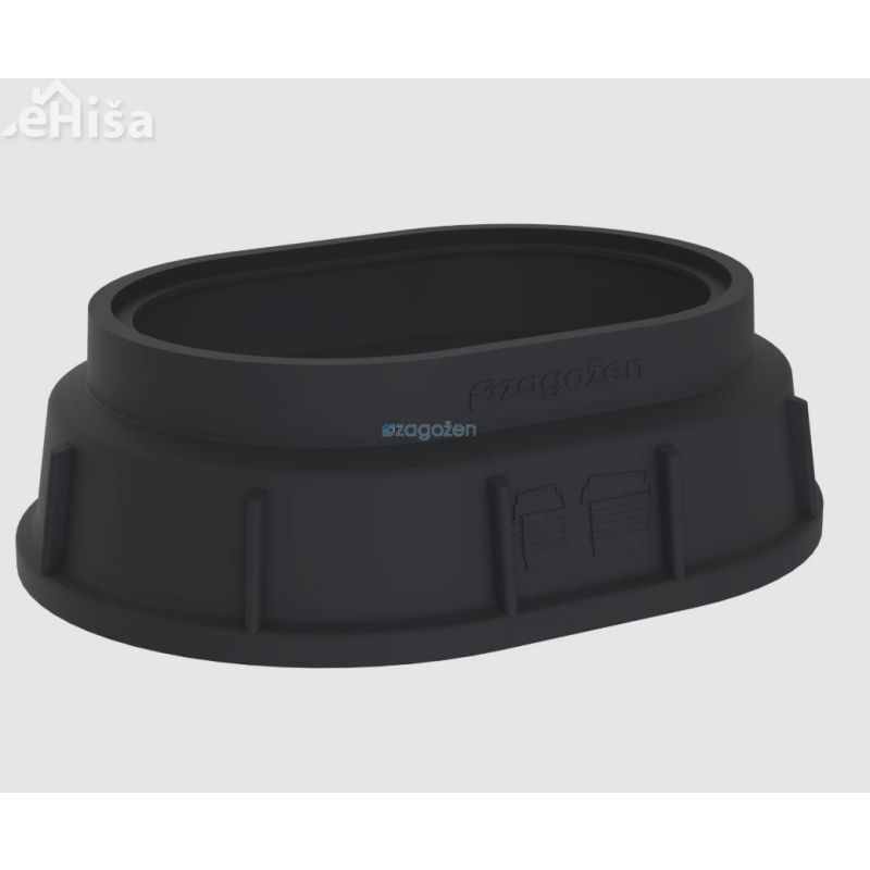 Nagibna kapa TOPcap vodomerni termo jašek črna barva ZAGOŽEN
