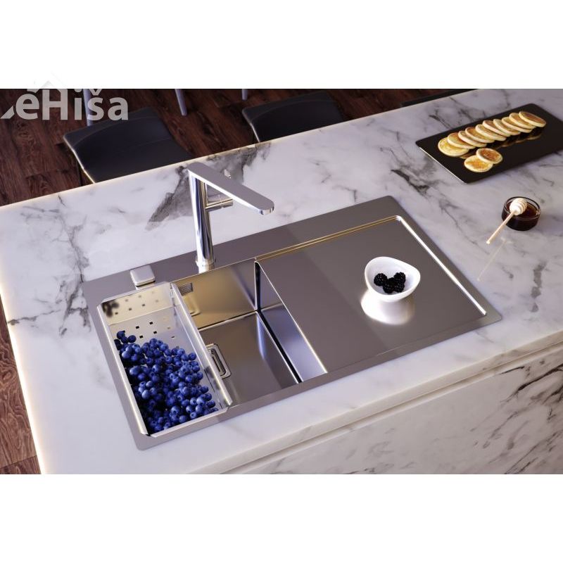 Odcejevalna posoda 400x170 inox ALVEUS 1119835