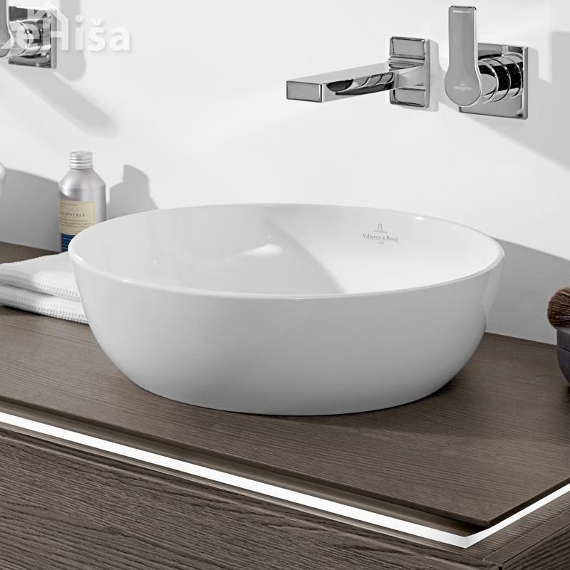 Okrogli nadpultni umivalnik brez preliva ARTIS VILLEROY & BOCH 41794301
