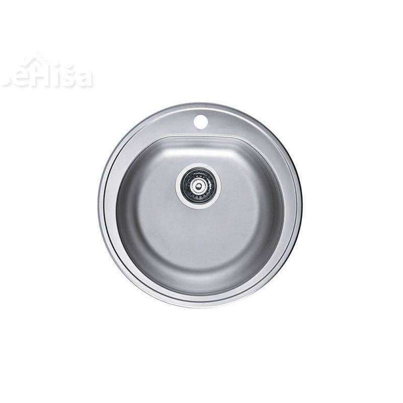Okroglo kuhinjsko pomivalno korito FORM 30 inox FI 510 mm ALVEUS 1116756