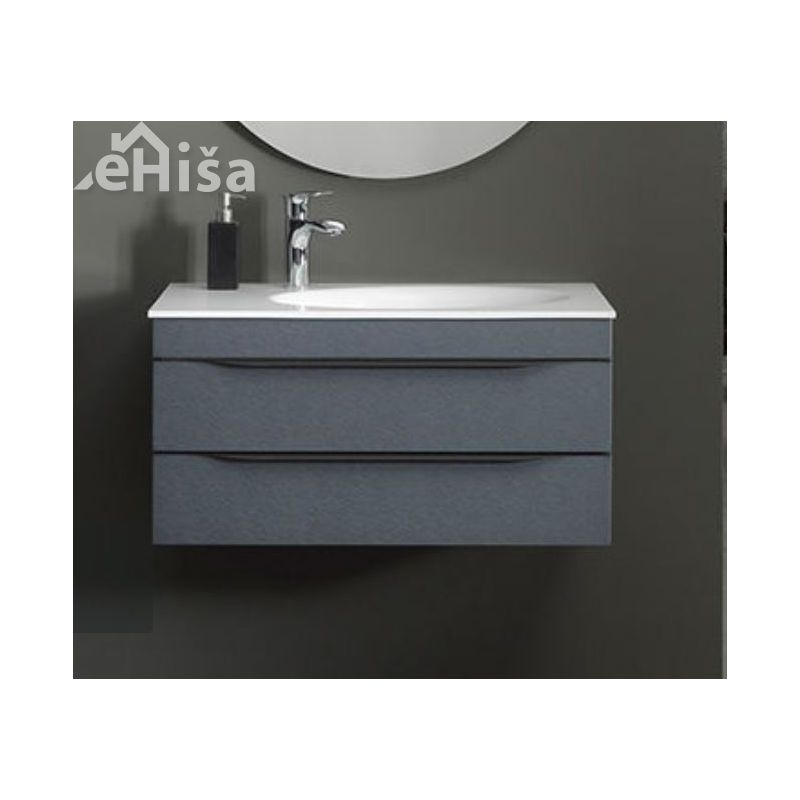 Omarica z umivalnikom in dvema predaloma OUM 80 Malaya KOLPA-SAN
