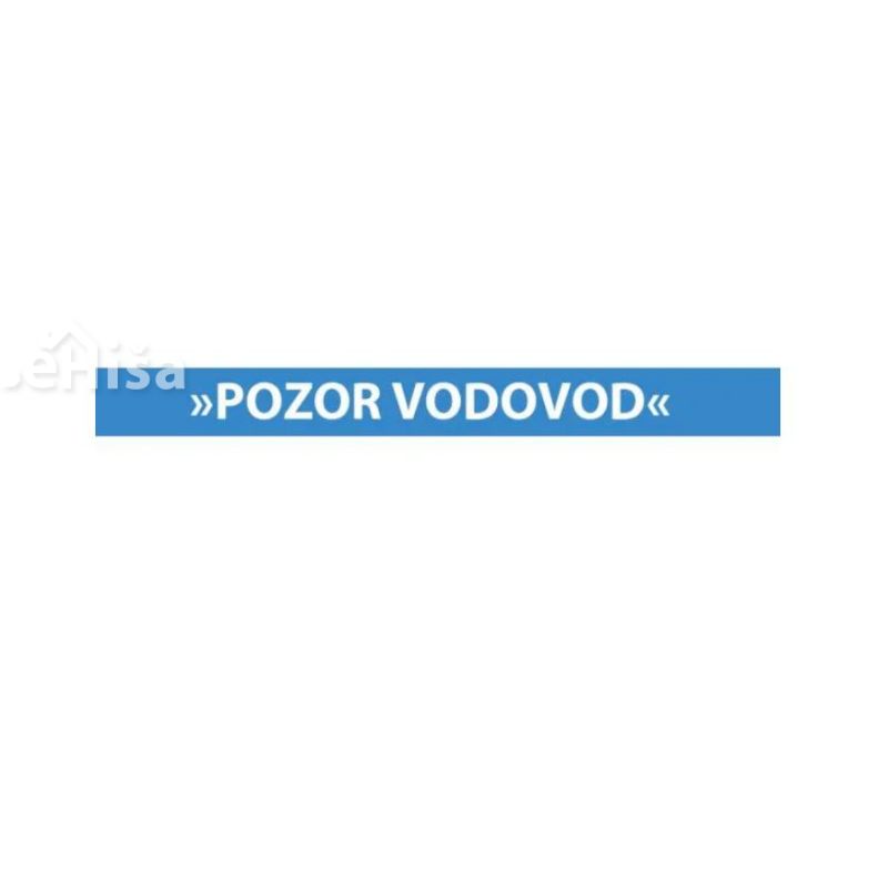 Opozorilni trak za vodovod - moder kolut 500 m
