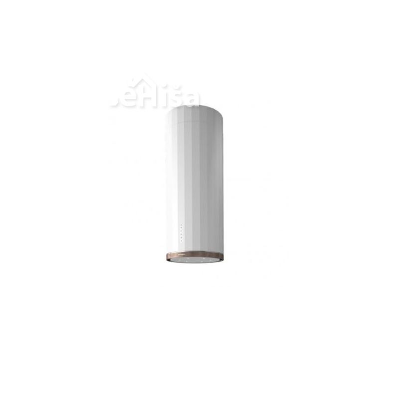 Otočna kuhinjska napa CORINTHIA ISOLA EV8  WH MATT/TS A37 FABER 7612981804169
