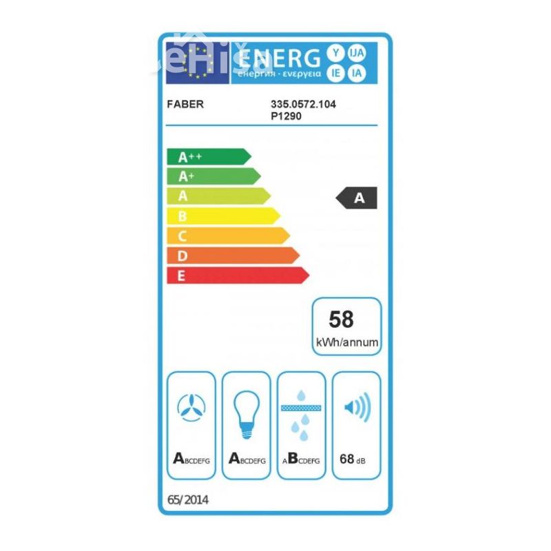 Otočna kuhinjska napa CYLINDRA ISOLA GLOSS PLUS EV8 BK MATT A37 FABER 7612985659147
