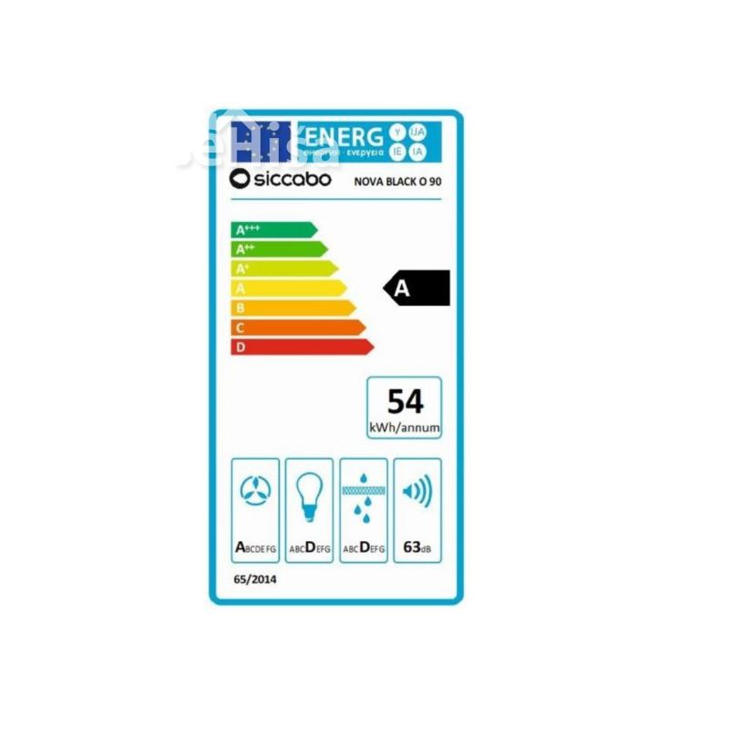 Otočna kuhinjska napa NOVA BLACK O 90 SICCABO 256249
