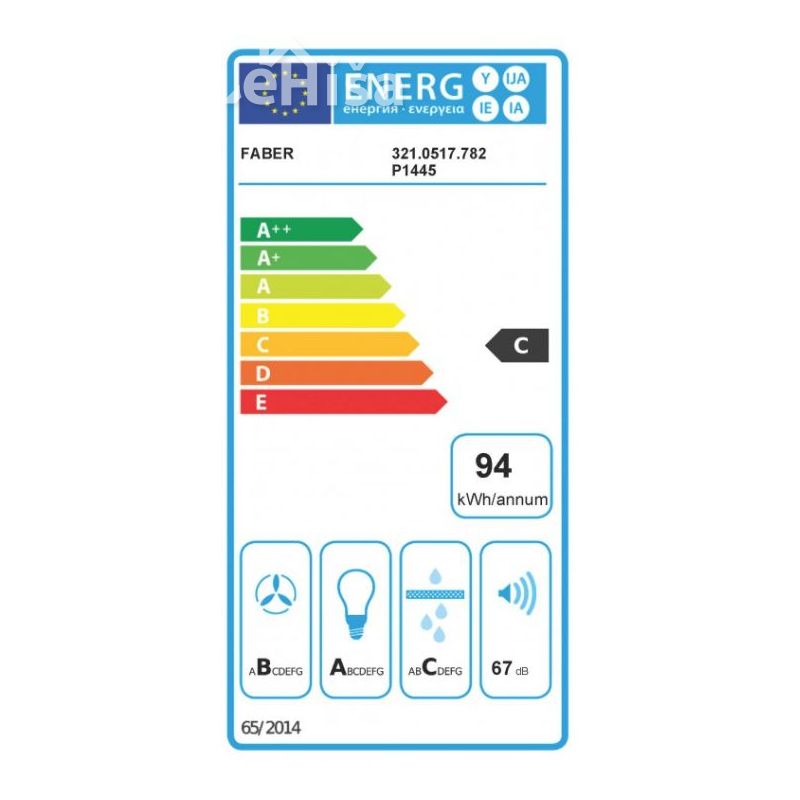 Otočna kuhinjska napa THEA ISOLA EV8 WH MATT F80 SC FABER 7612985430470
