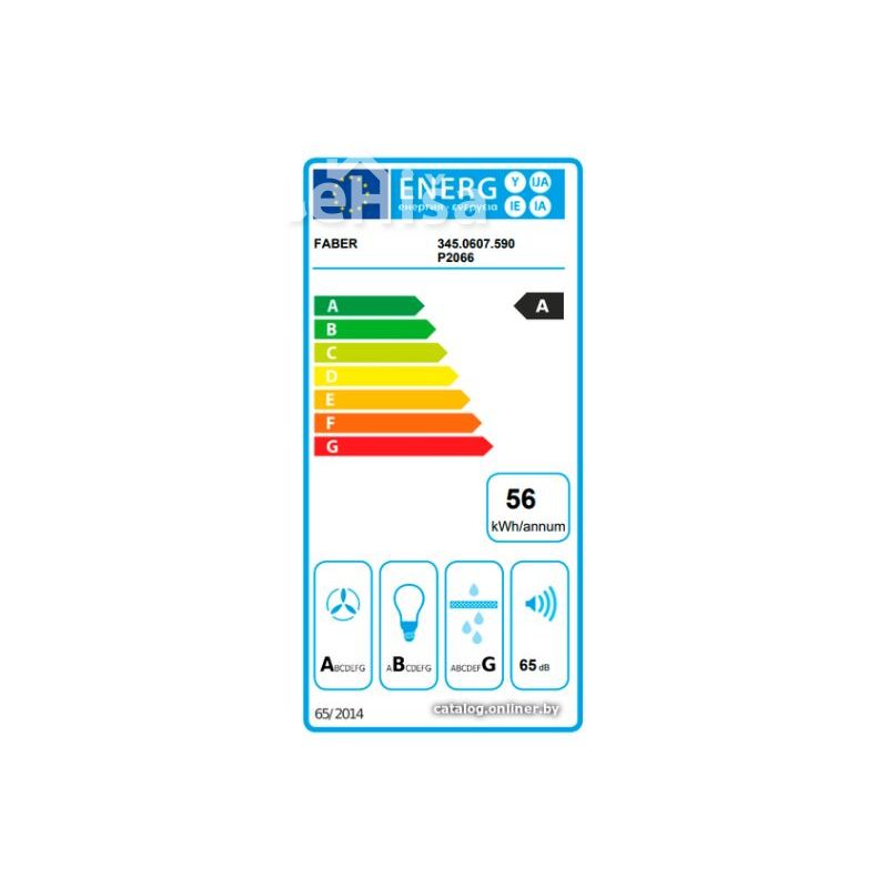 Otočna viseča kuhinjska napa SOFT CUBE WHITE KOS F40 FABER 7612985792714
