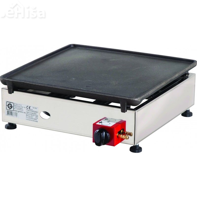Plinski žar TRADICIJA 40 z litoželezno gladko ploščo brez nogic GORENC