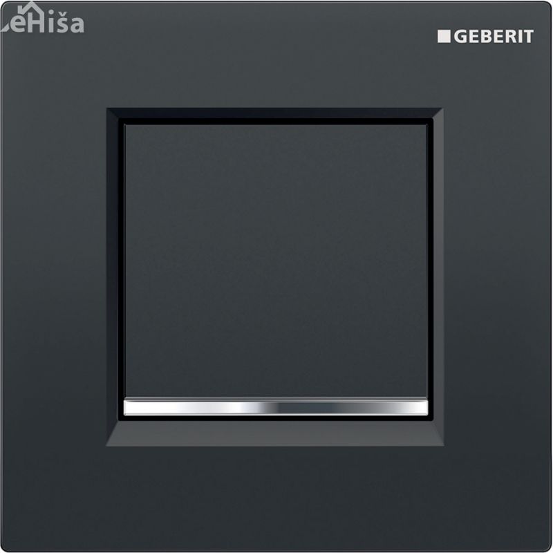 Pnevmatska tipka za splakovanje pisoarjev tip 30 GEBERIT črna sijaj