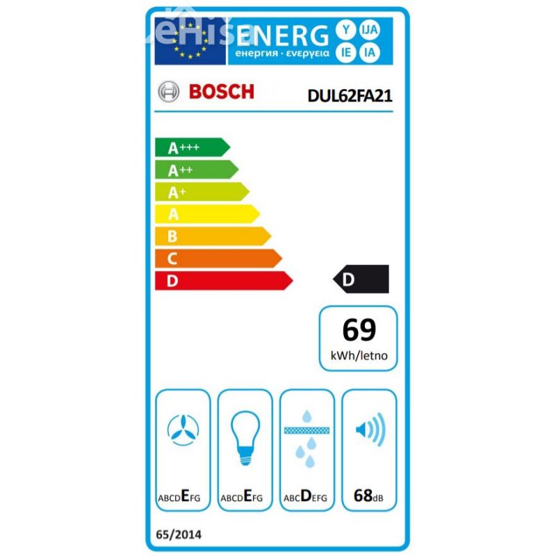 Podvgradna kuhinjska napa BOSCH DUL62FA21
