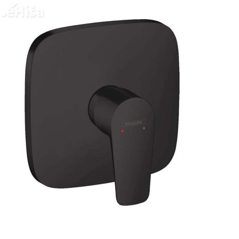 Pokrivna plošča za prho Talis E črna mat HANSGROHE 71765670
