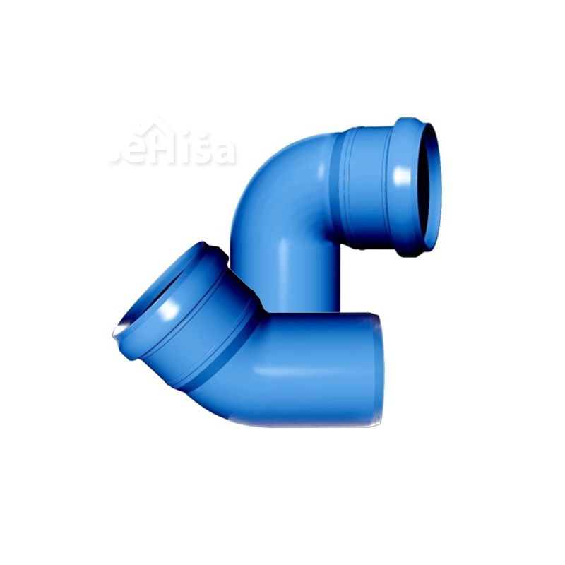 Koleno za cevi z dušenjem zvoka POLIphon dBLUE 50 87,5 st
