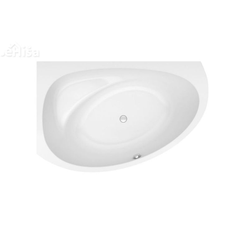 Polkrožna vgradna kopalna kad Libretto-D 170x110 cm desna KOLPA SAN 565250
