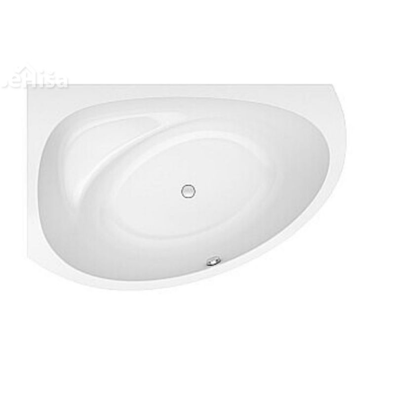 Polkrožna vgradna kopalna kad Libretto-D 170x110 cm desna KOLPA SAN 565250
