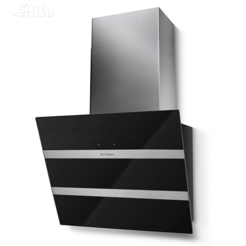 Poševna stenska kuhinjska napa STEELMAX EV8 BK/X A55 FABER 7612985513333
