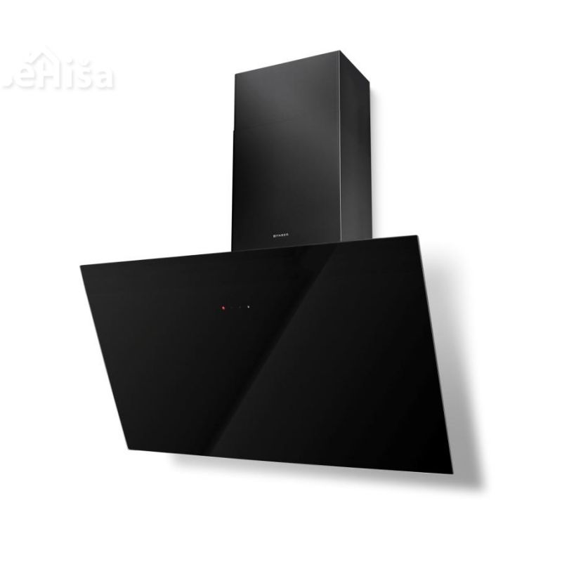 Poševna stenska kuhinjska napa TWEET EV8 LED BK A80 FABER 7612985476164