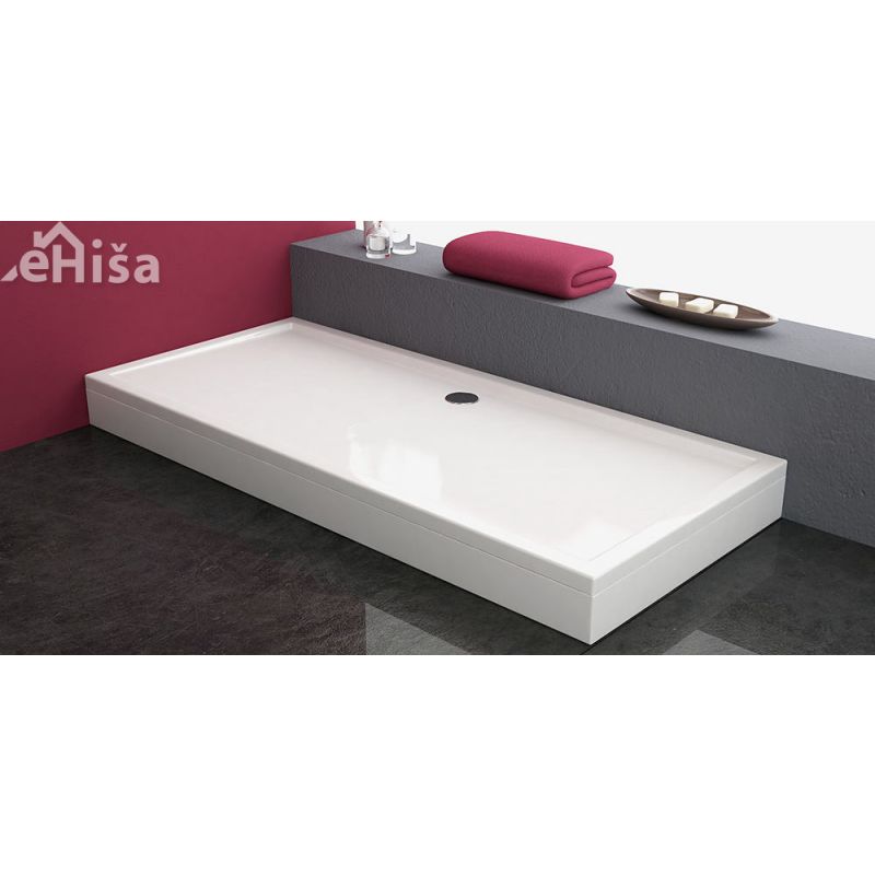 Pravokotna tuš kad Flamenco 130x90 cm bela z oblogo KOLPA-SAN 533850
