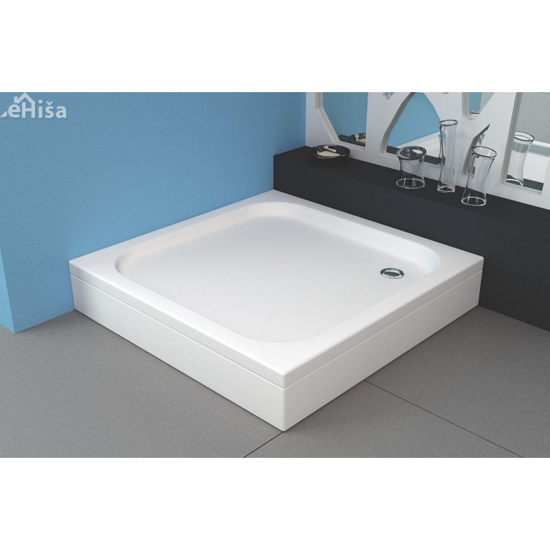 Pravokotna tuš kad Trin 90x90 z oblogo KOLPA-SAN 755130