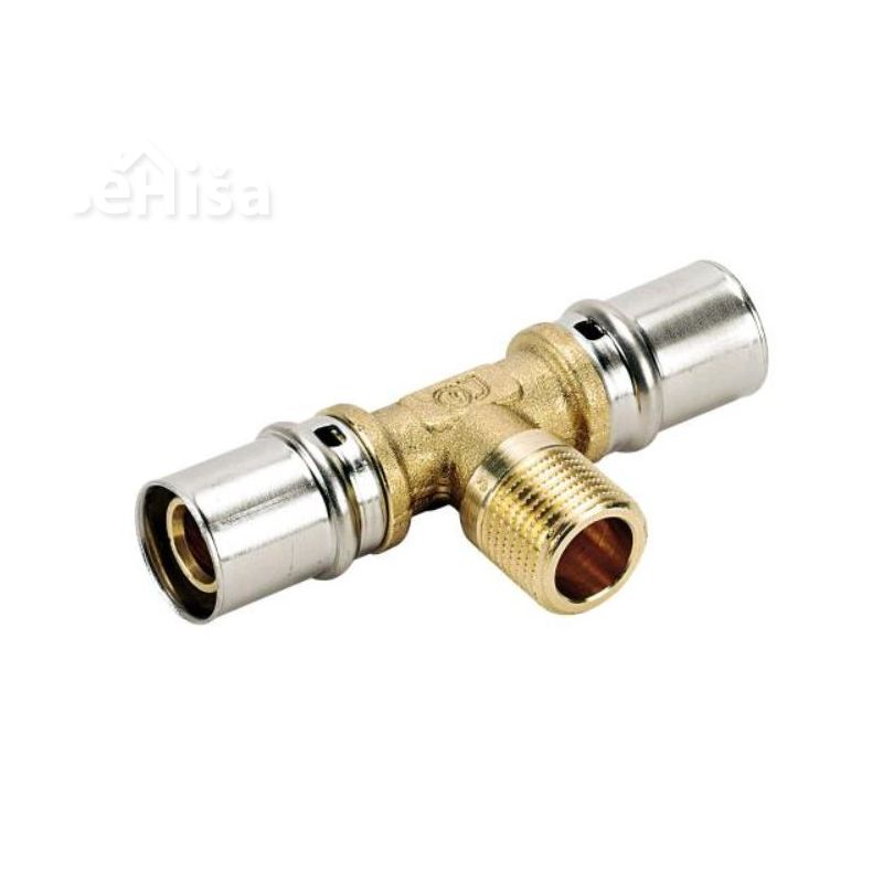 Prehodni T-kos ALUMPLAST ZN 20x2-13 mm-20x2 (20x2-1/2”-20x2) FLUXO
