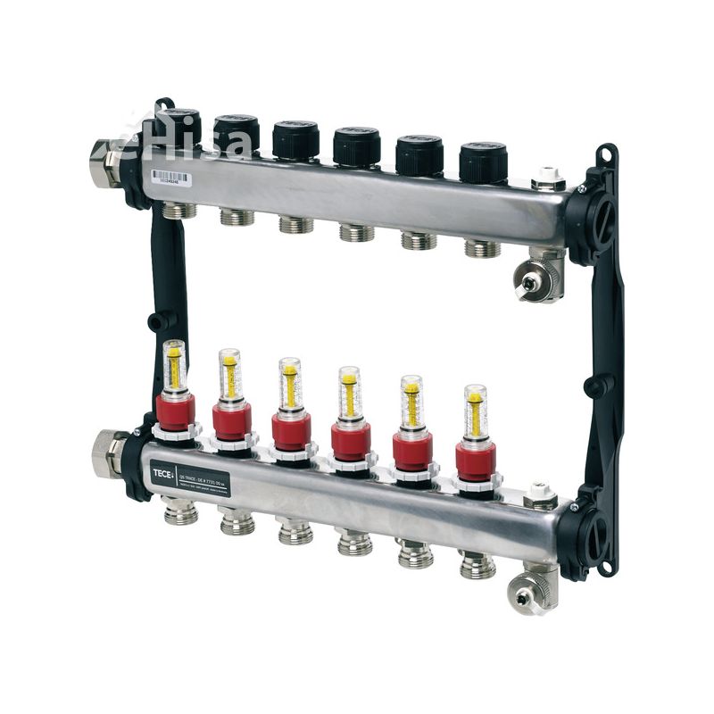 Razdelilec za talno gretje sestavljen TOP 4 veje TECE 77310004