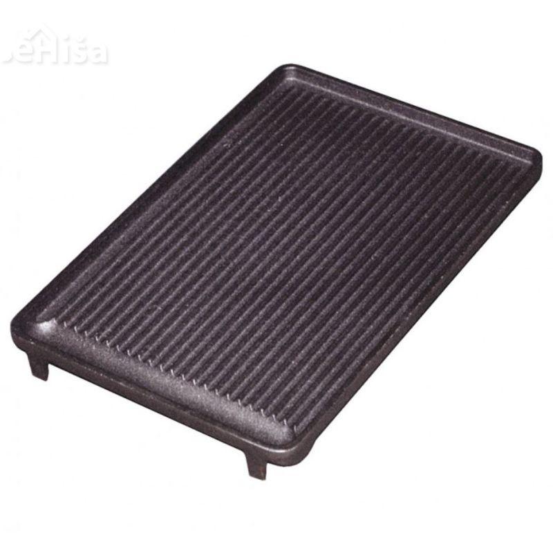 Rebrasta litoželezna plošča za žar 26 x 40 cm GORENC
