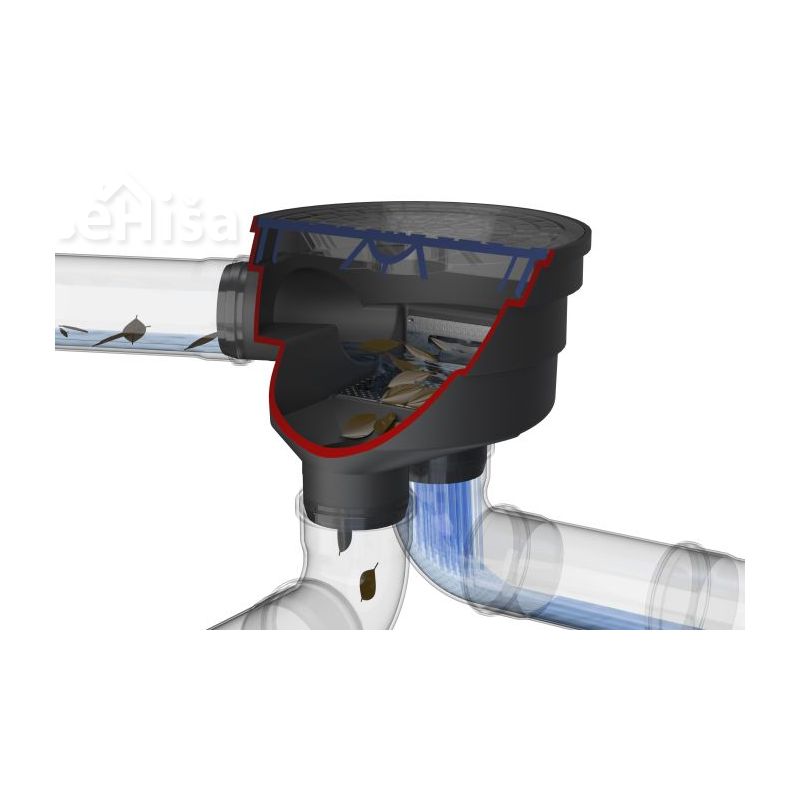 Samočistilni filter za deževnico DN 110 ZAGOŽEN
