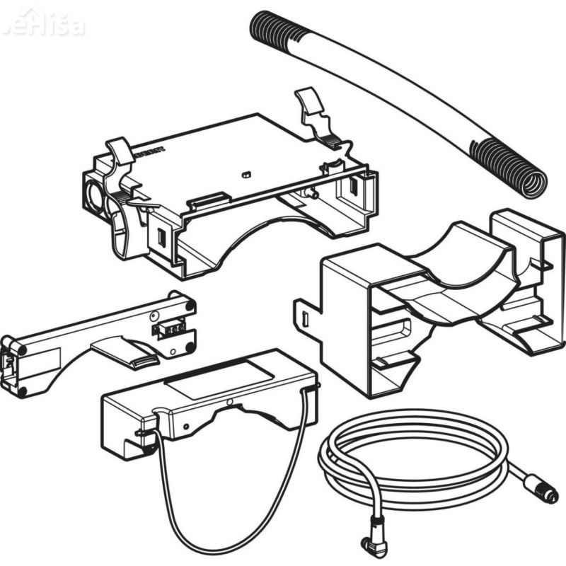 Set električne in komunikacijske doze z napajalnikom GEBERIT 116.098.00.6
