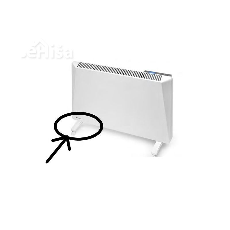 Set koles za SIRIO konvektorski električni radiator RADIALIGHT
