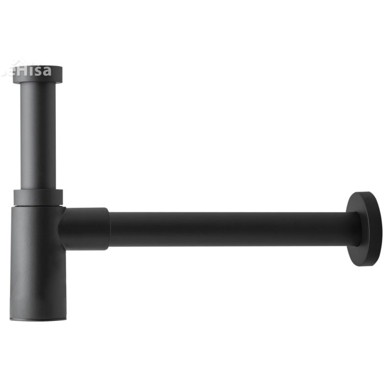 Sifon za umivalnik spodnji del Design črna UNITAS 16207B