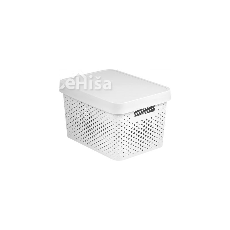 Škatla za shranjevanje INFINITY 17 L bela CURVER 4743-N23