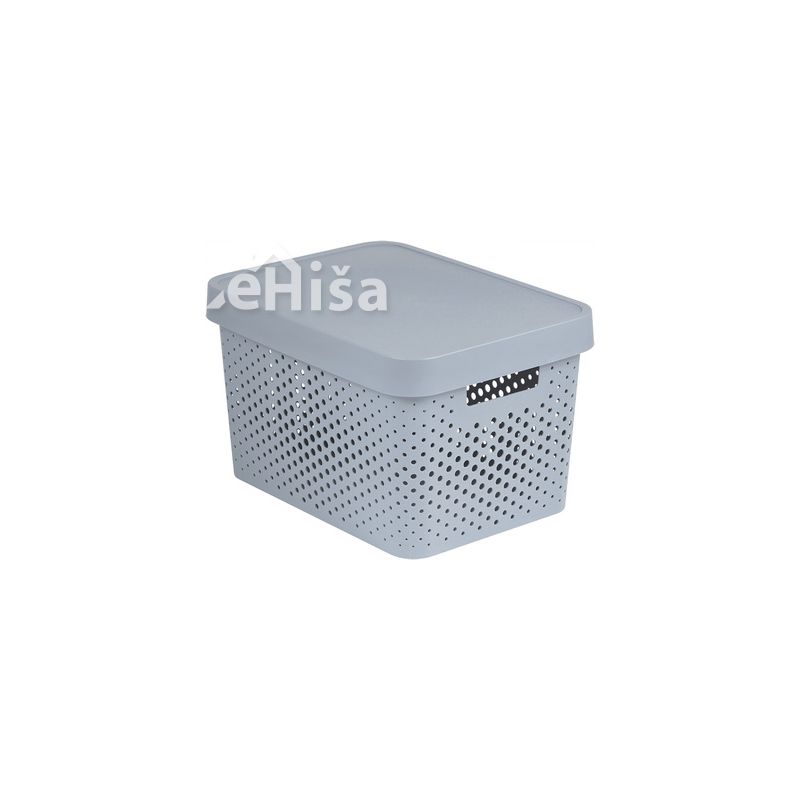 Škatla za shranjevanje INFINITY 17 L siva CURVER 4743-099