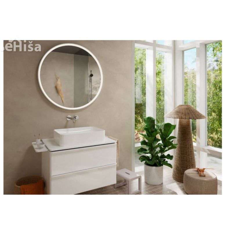 Stenska armatura Tecturis za podometno vgradnjo z izlivom 22,5 cm krom HANSGROHE 73351000
